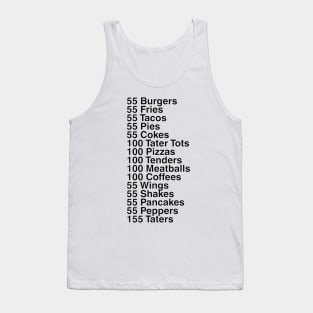 55 Burgers Tank Top